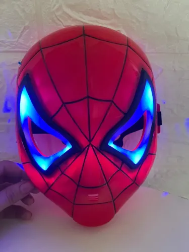 mascara homem aranha infantil led