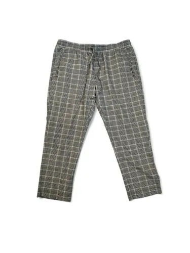 Calça xadrez cinza Forever 21