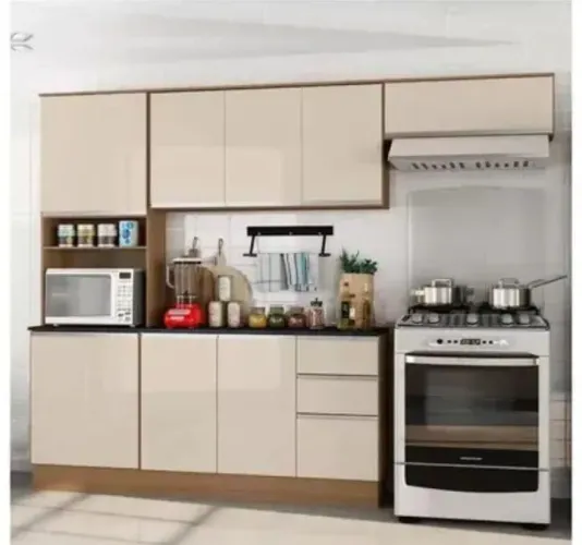 Armário de cozinha off-white