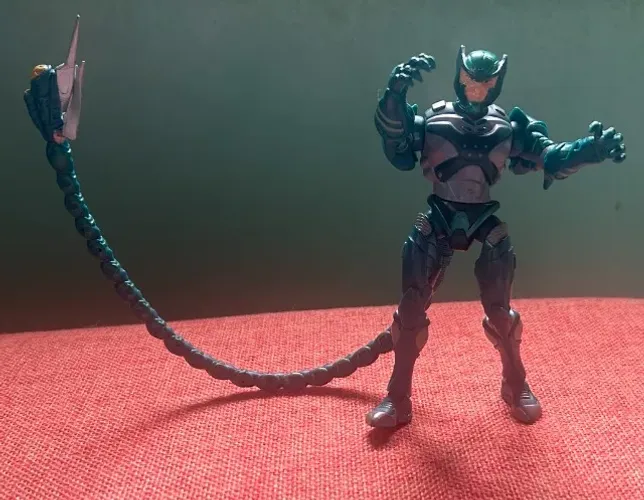 Boneco de ação articulado Spider-Man 3 Marvel 2006 SCORPION Poison Blast 5?-