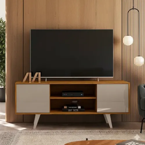  Rack p/ tv ate 55 pol cor fendy naturale 
