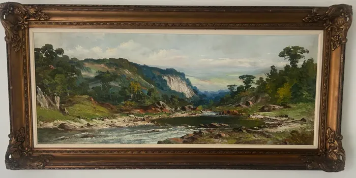Paisagem de Gramado - RS Ladislau Nahlovsky - Quadro Óleo Sobre tela