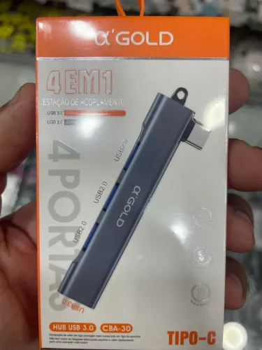 HUB USB 4 PORTAS