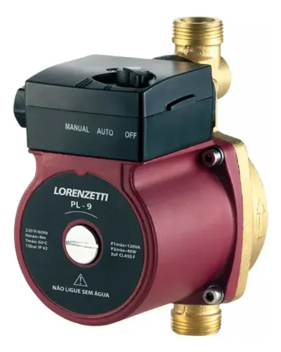 Pressurizador De Água Lorenzetti PL-9 - (9 Mca)-110 Volts