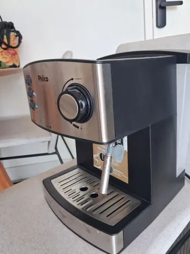 Cafeteira Philco Coffee Express 15 Bar Filtro Permanente Cor Preto/Prateado