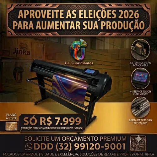 Plotter de recorte 1,60 com câmera 