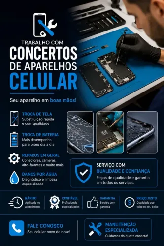 Conserto seu aparelho 