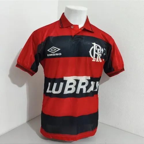 PROMOÇÃO: Flamengo 1993 Uniforme Titular Tam P - MANTO SAGRADO CAMISAS