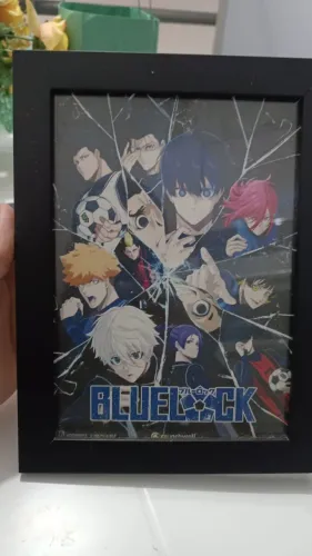 Quadro moldurado para decoração - BlueLock "Edição especial única Crunchyroll"
