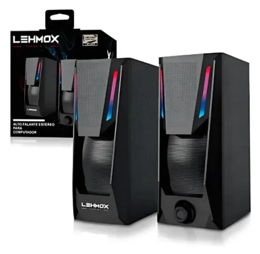 CAIXA DE SOM PARA PC LEHMOX 10W LEY-1873