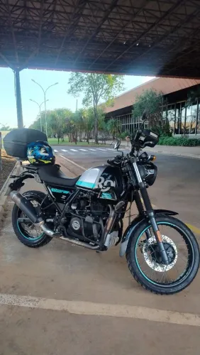 Royal Enfield Scram 411 2023 - Impecável, Baixa KM