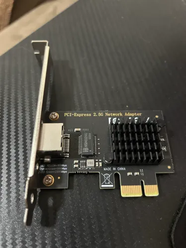 Placa de rede Intel i225v pcie x1 2,5Gbps