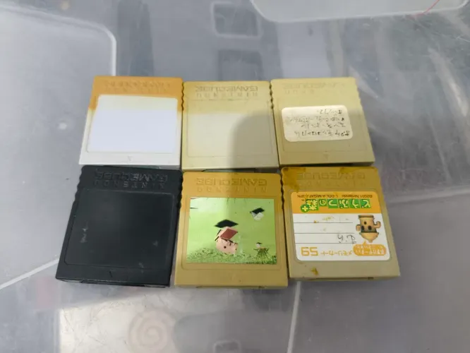 Lote de 6 memory cards originais Nintendo Gamecube.