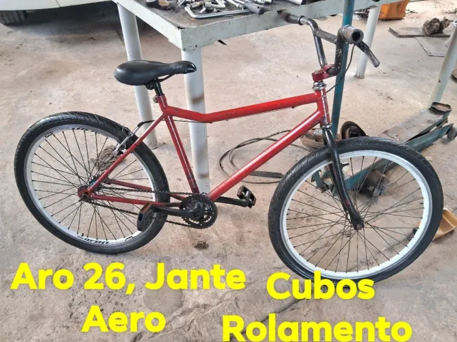 Bicicleta aro 26, Faço Entrega 