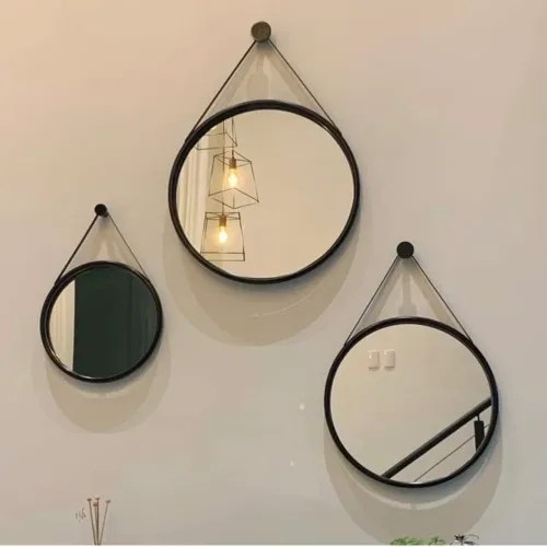 Espelho decorativo preto 60cm