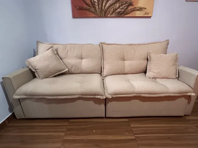 Sofá 4 lugares Retrátil