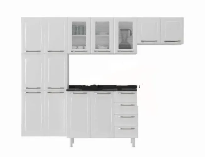 Vendo armário de cozinha completo Itatiaia na cor branco. O frete é do computador..