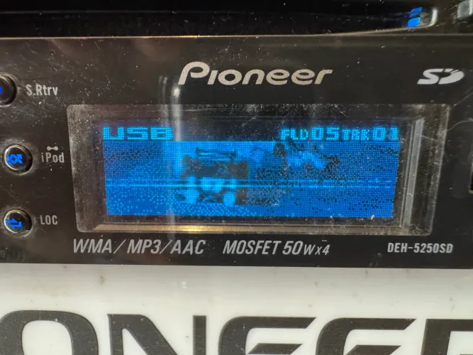 Rádio Pioneer DEH-5250SD Golfinho