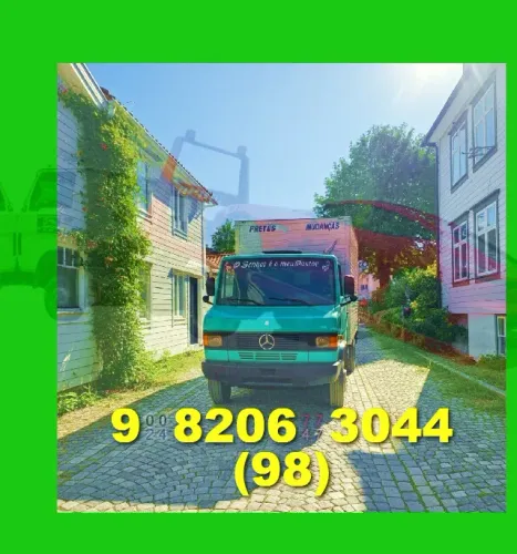 Frete para Mutirão e Anil mais! Preço justo e rápido. Chame agora e confira!