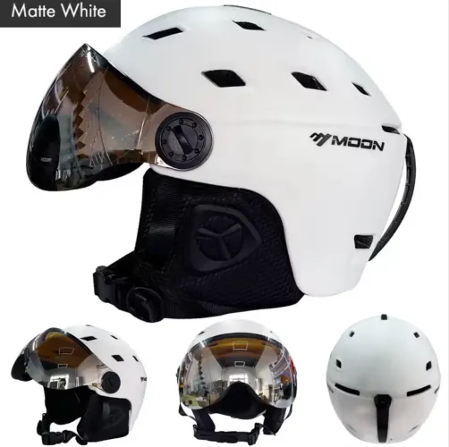 Capacete de esqui snowboard com óculos 58-61