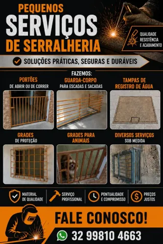 Serviços de serralheria 
