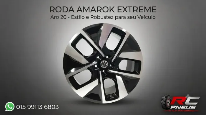 Jogo de rodas aro 20 Amarok Extreme okm nas caixas