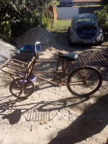 Bicicleta Antiga Cargueira Raridade