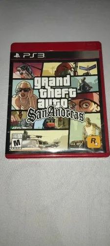 GTA San Andreas PS3 Original Mídia Física - Completo c/ Pôster