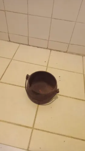 panela de ferro antiga