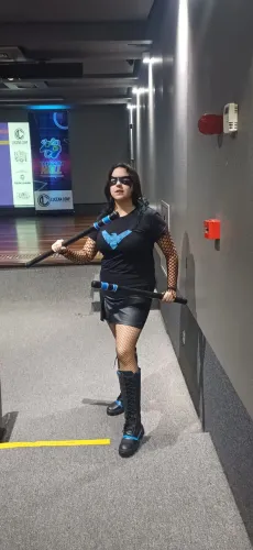 BASTÕES COSPLAY PROP - ASA NOTURNA - NIGHTWING