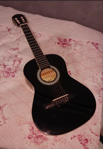 Violão Giannini Start Nylon Preto - Ótimo Estado