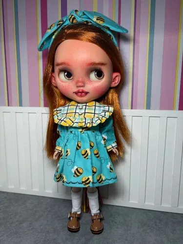 Boneca Blythe Pow Wow Poncho Customizada