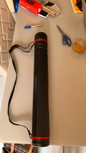 Tubo telescópio para mapas e projetos arquitetônicos 65cm
