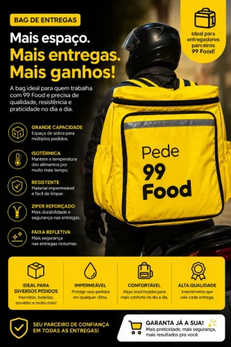 Bag mochila impermeável 