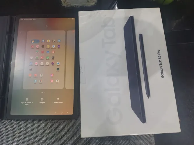 Tablet S6 Lite 4G, chip, 64 de memória com SPen e caixa