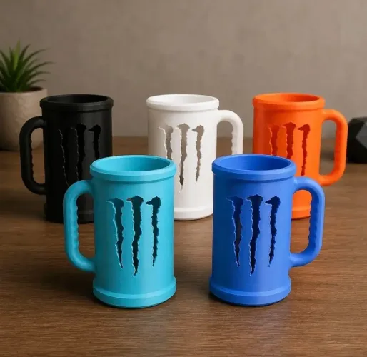 Caneca Monster (suporte lata Monster) - Cores diversas