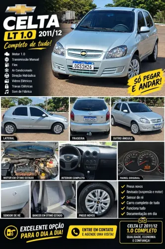 Chevrolet Celta Spirit/ LT 1.0 MPFI 8V Flexp. 5P 2012