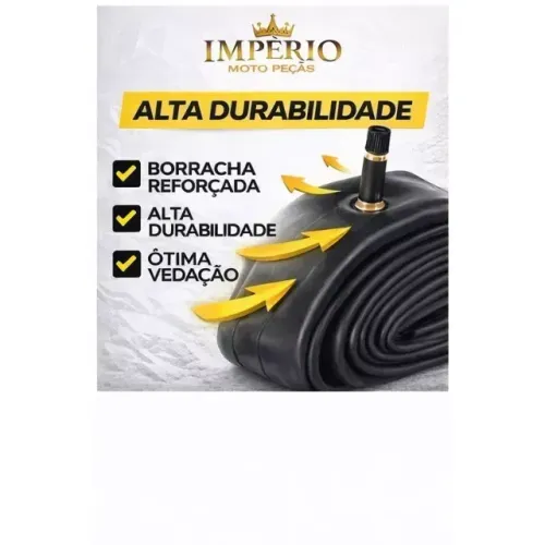 Câmara de Ar Aro 18 Reforçada Moto Titan Fan YBR 125 150 160