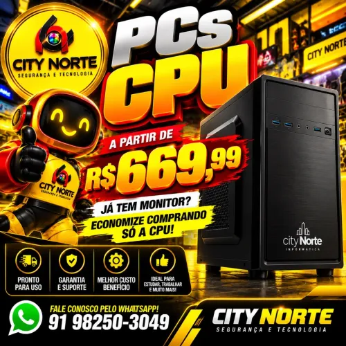 PC Core i5 SSD 120GB 4GB RAM - Só CPU - Belém, Regiões Metropolitanas