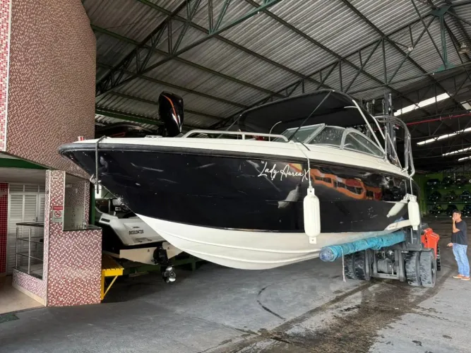 Lancha Phoenix 235 Platinum (2012) - 23 pés, Torre Wake, completa