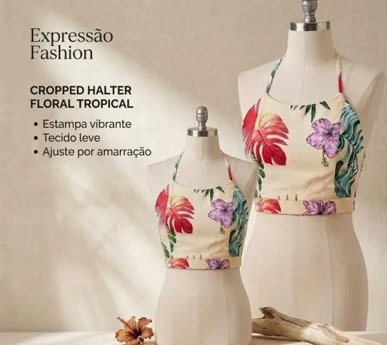 Croped floral