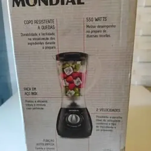 LIQUIDIFICADOR MONDIAL EASY POWER 550W (NOVO E LACRADO) - 220V
