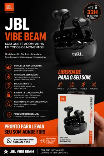 Fone jbl vibe beam