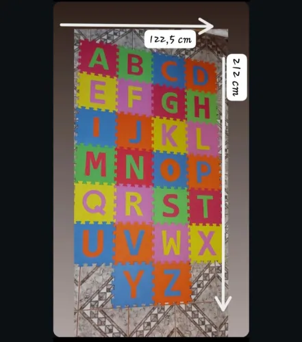 Tatame E.V.A. de letras infantil