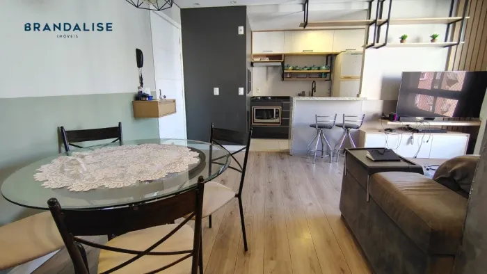 Apartamento mobiliado com 60m², 2 dormitórios no bairro Marechal Rondon em Canoas para Alu