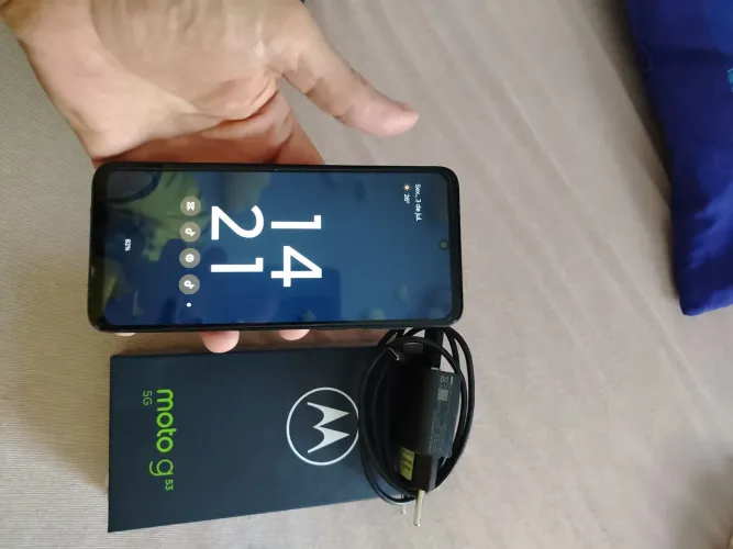Vendo Moto G 53 5 G. 128 gigas 4de Ram.Novinho na Caixa.