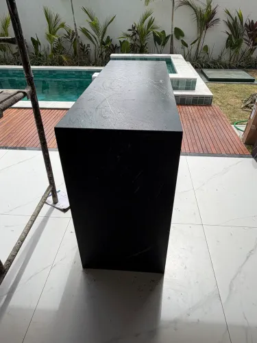Mármore via láctea bancada