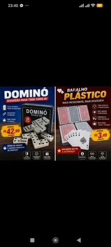 JOGOS BARALHO /DOMINÓ/DAMA