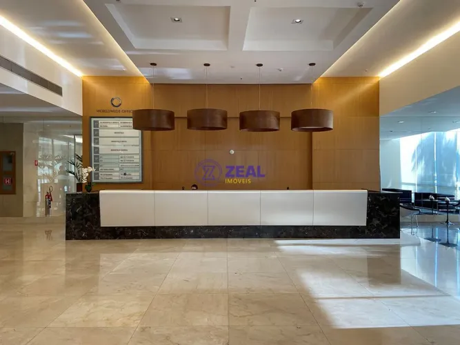 Sala Comercial Frontal para Alugar no WORLDWIDE OFFICES | Barra da Tijuca.