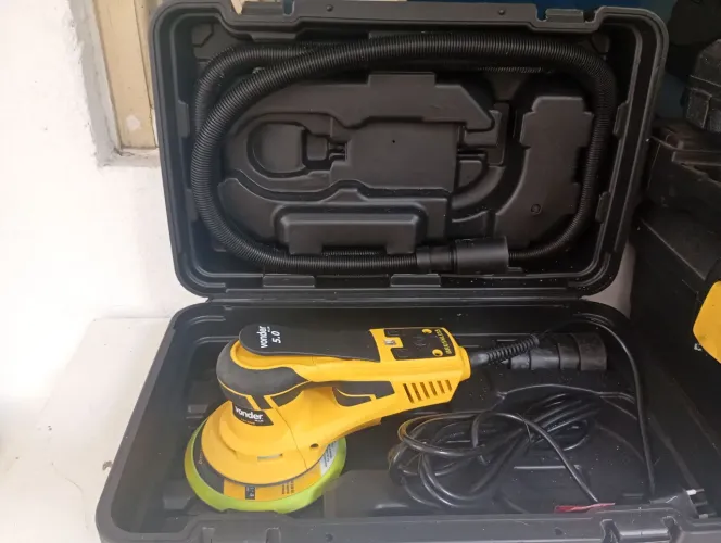 Lixadeira vonder 5 polegadas com função aspirar